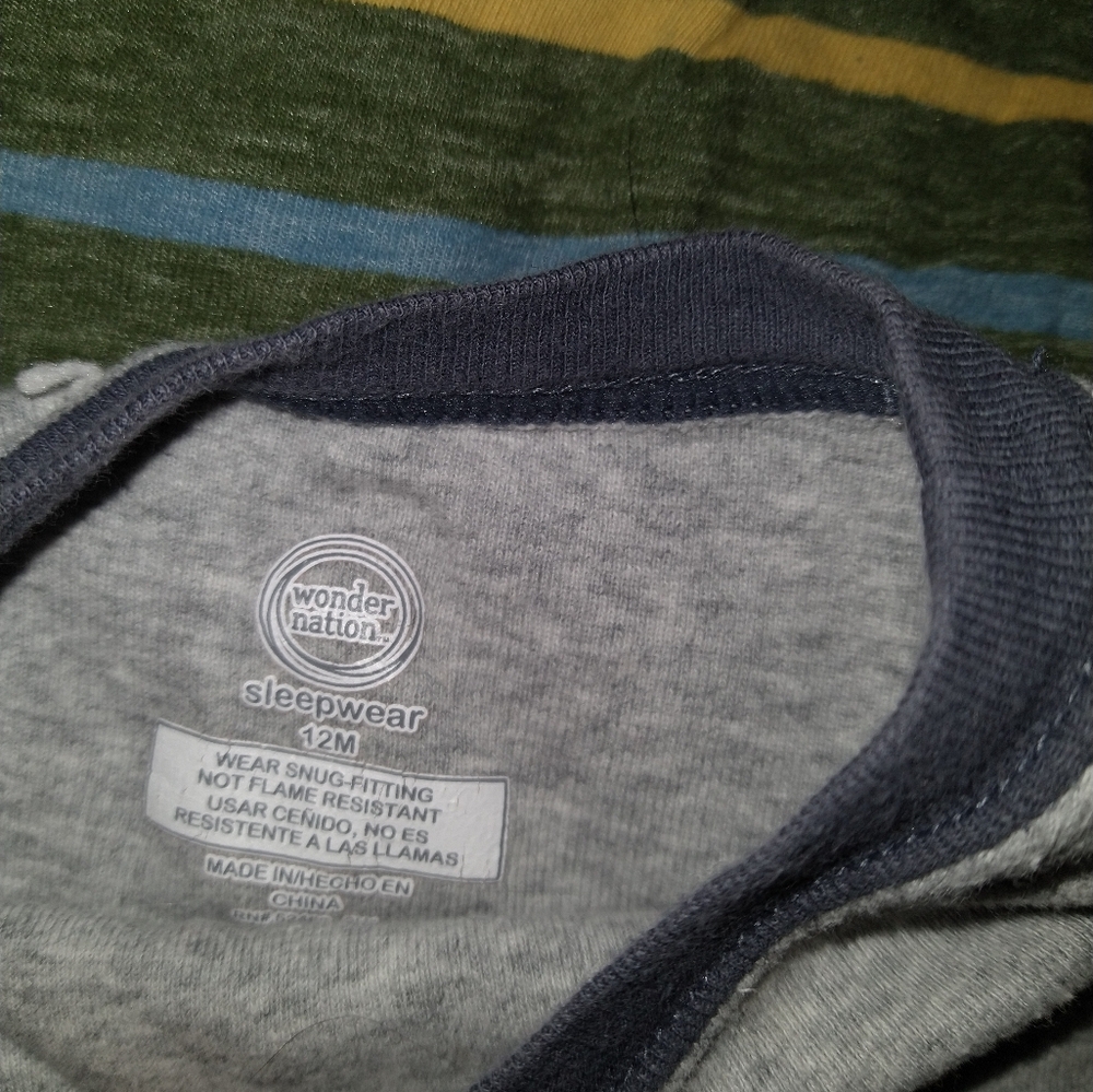 Kids Striped Shirt and Graphic Tee with Denim Shorts - Picture 4 of 6